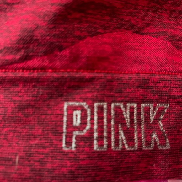 Pink Victoria’s Secret striped tank top and sports bra - Picture 3 of 9